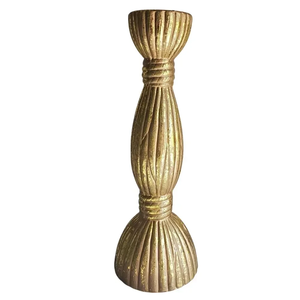 Vintage Handmade Clay Candle Stick Holder Adult's 12.5